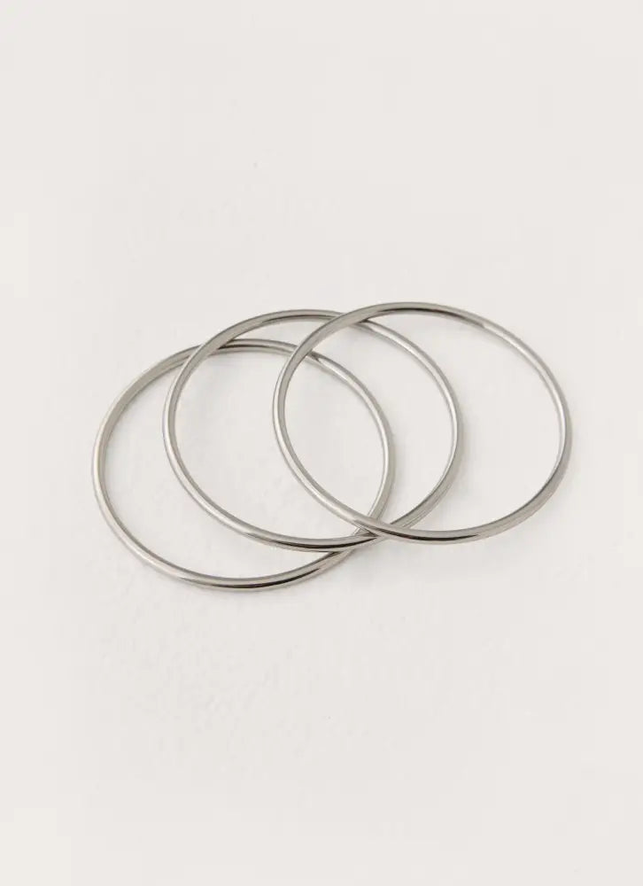 Blair Bangles - Silver - Silver / One Size - Bracelets