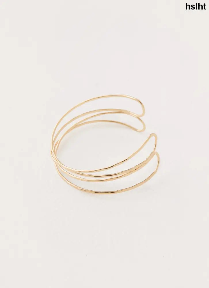 Celeste Arm Cuff - Gold - Gold / One Size - Bracelets