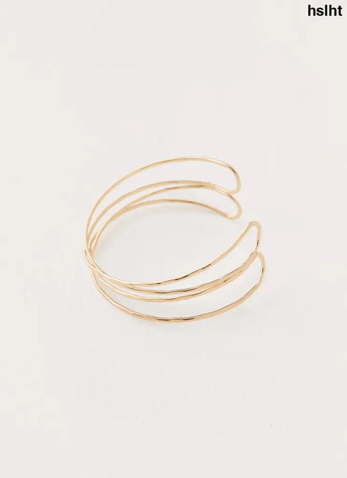 Celeste Arm Cuff - Gold - Gold / One Size - Bracelets