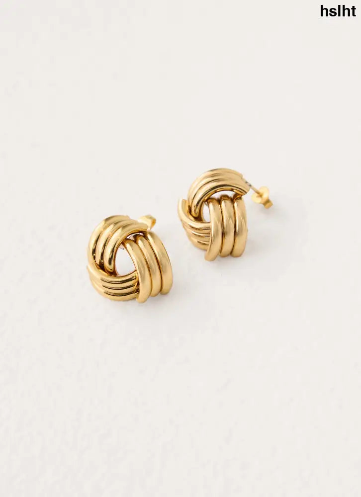 Clean Cut Earrings - Gold - Gold / One Size - Earrings