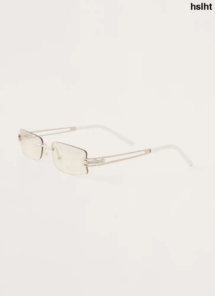 Crystal Rebel Sunglasses - Clear - Clear / One Size - Sunglasses