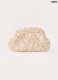 Genevieve Clutch Bag - Ivory - Ivory / One Size - Bags