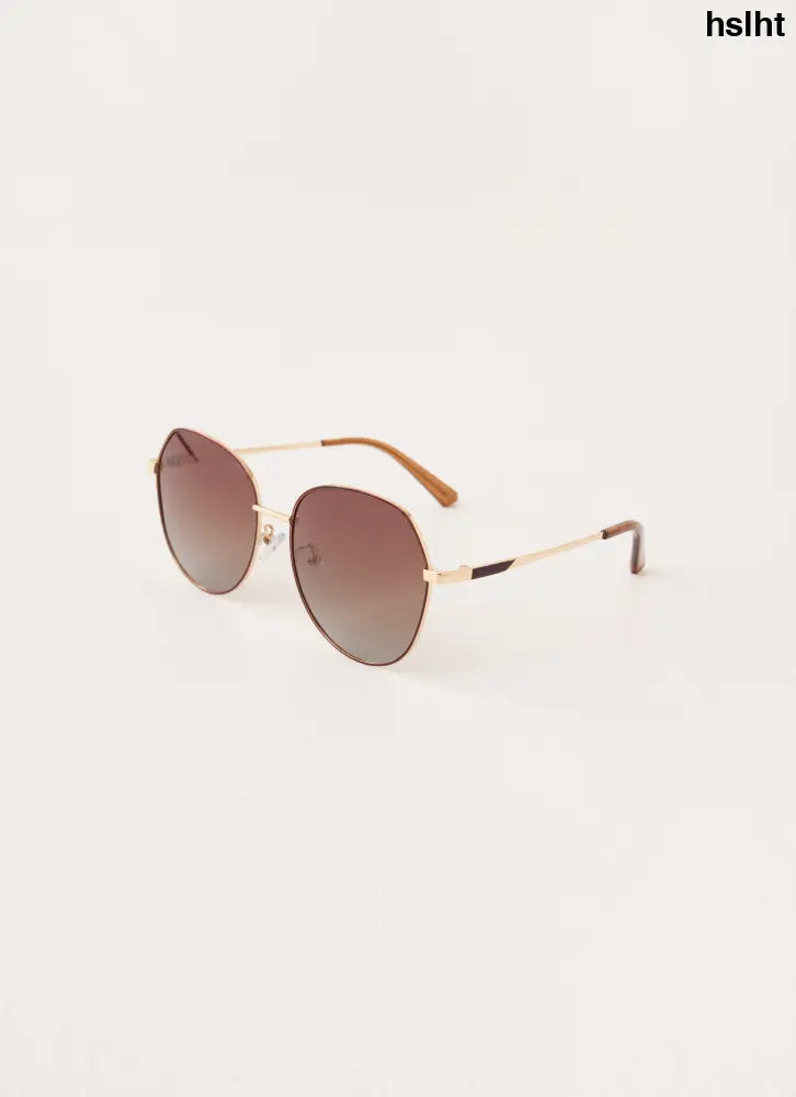 Odessa Sunglasses - Gold - Gold / One Size - Sunglasses