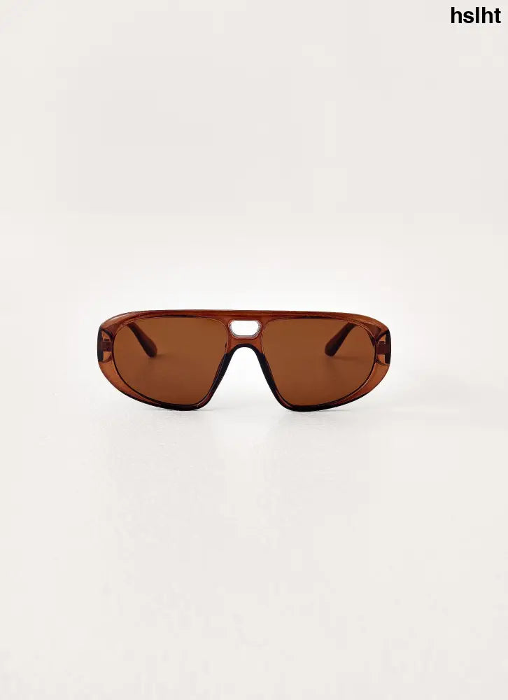 Sloane Sunglasses - Brown - Brown / One Size - Sunglasses