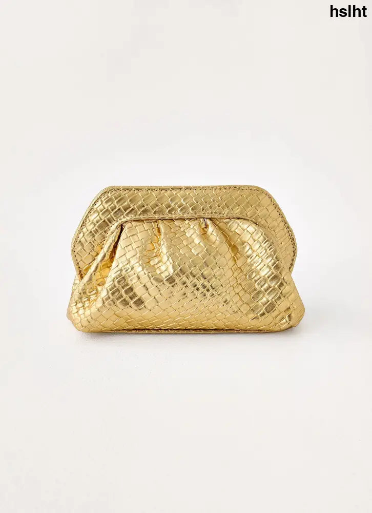 Solstice Clutch Bag - Gold - Gold / One Size - Bags
